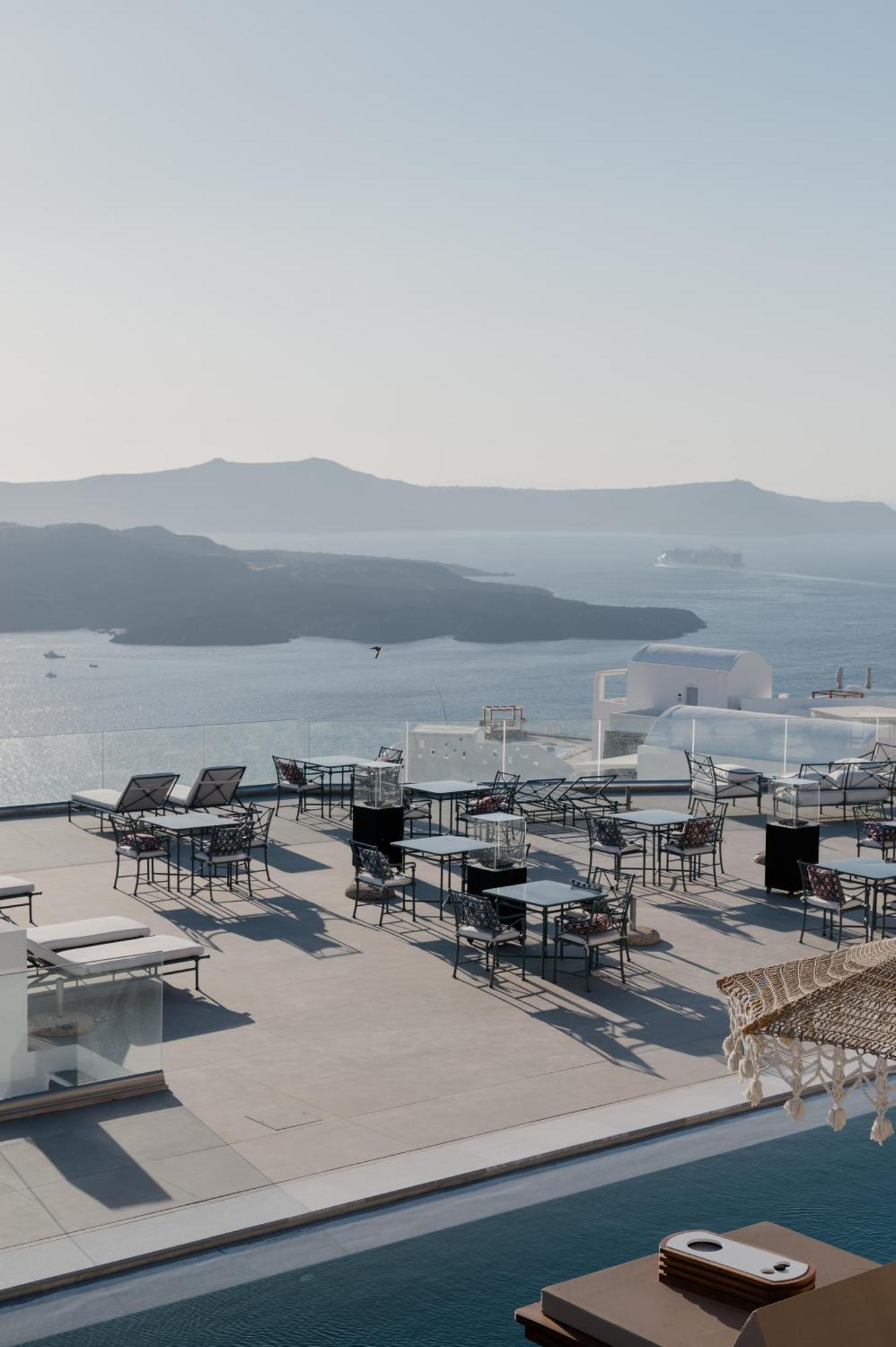 Apeiron Blue Santorini - Sustainable Adults Only 14 Plus Fira  Exteriör bild
