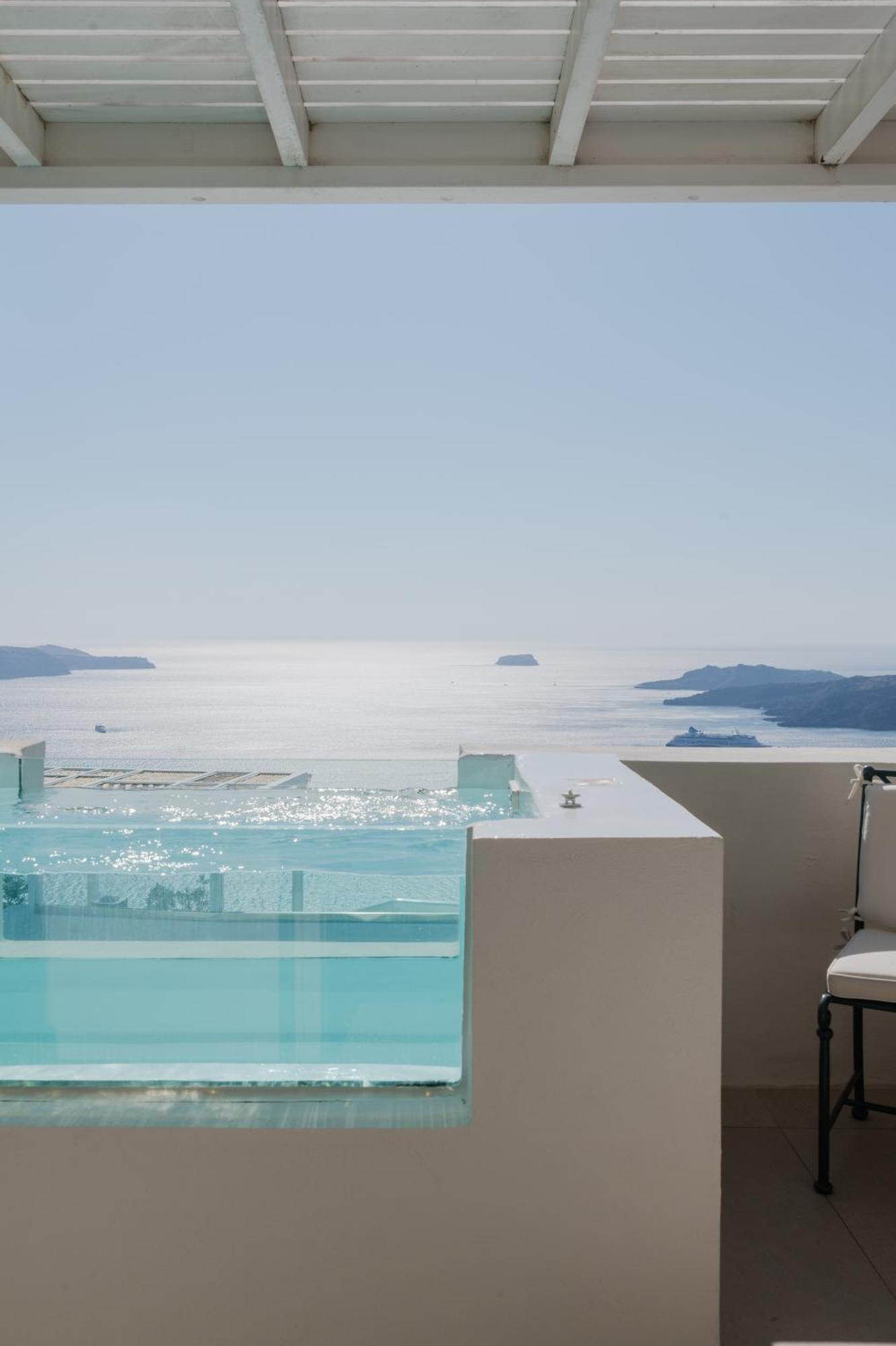 Apeiron Blue Santorini - Sustainable Adults Only 14 Plus Fira  Exteriör bild