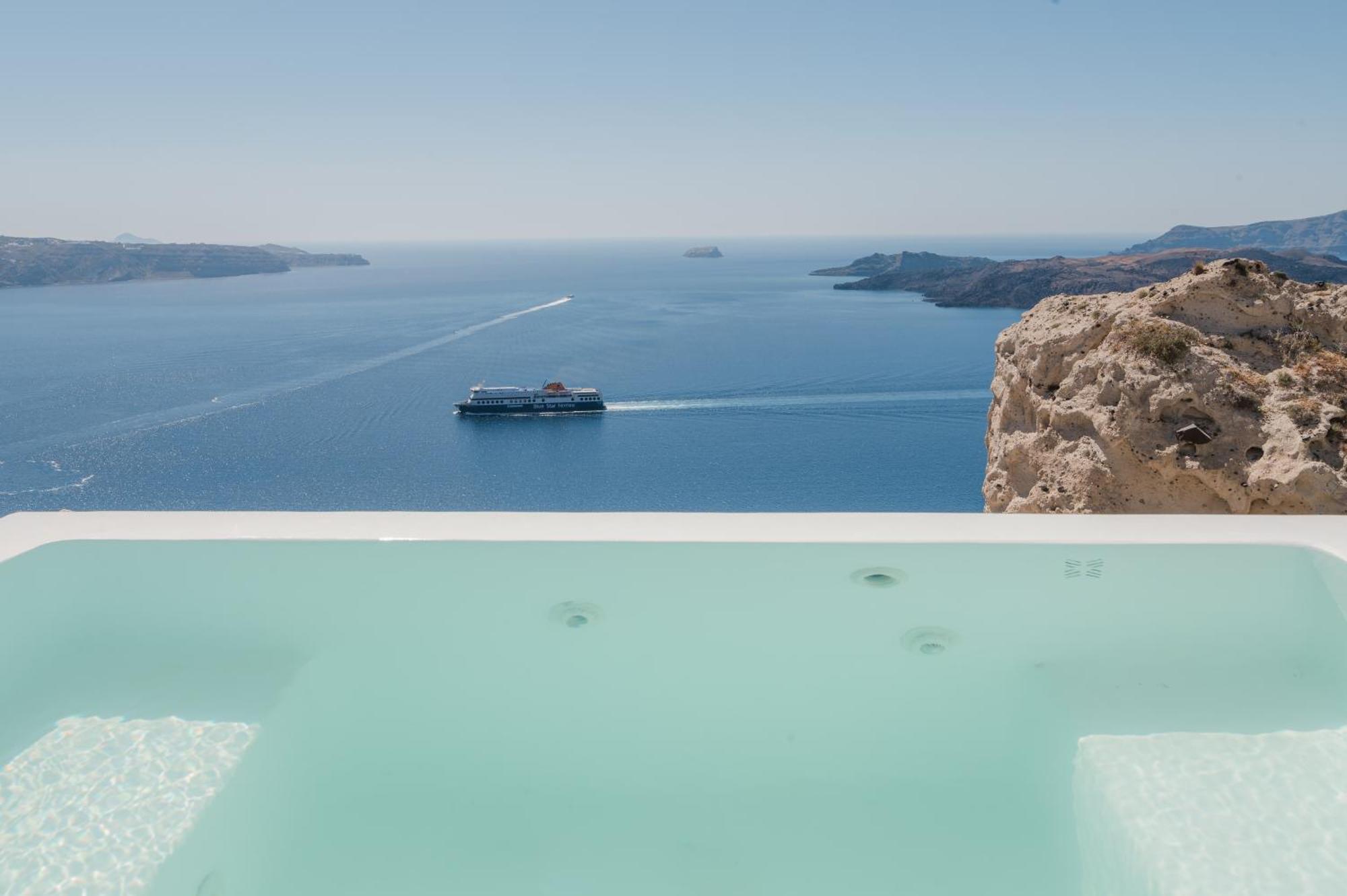 Apeiron Blue Santorini - Sustainable Adults Only 14 Plus Fira  Exteriör bild