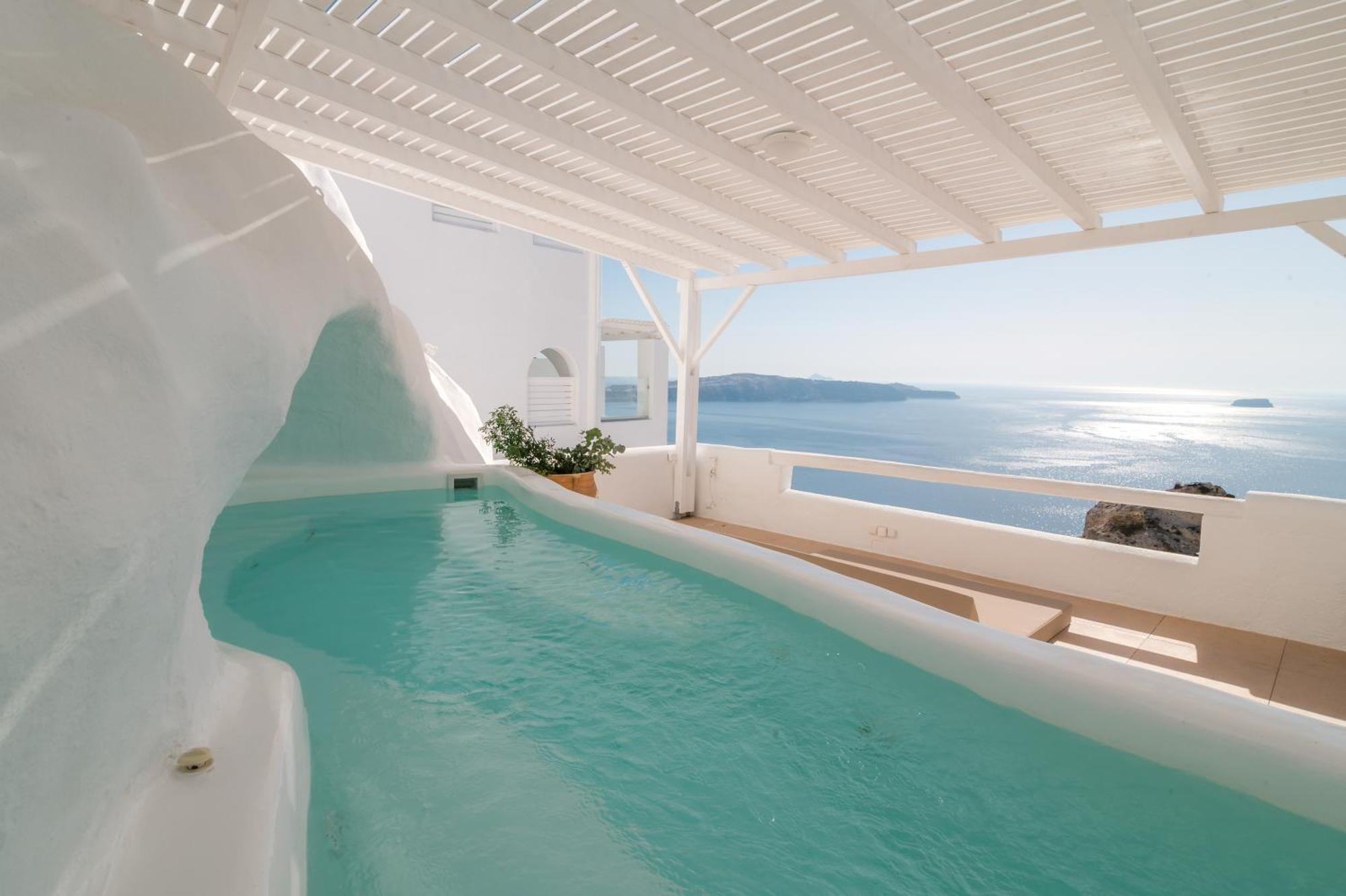 Apeiron Blue Santorini - Sustainable Adults Only 14 Plus Fira  Exteriör bild