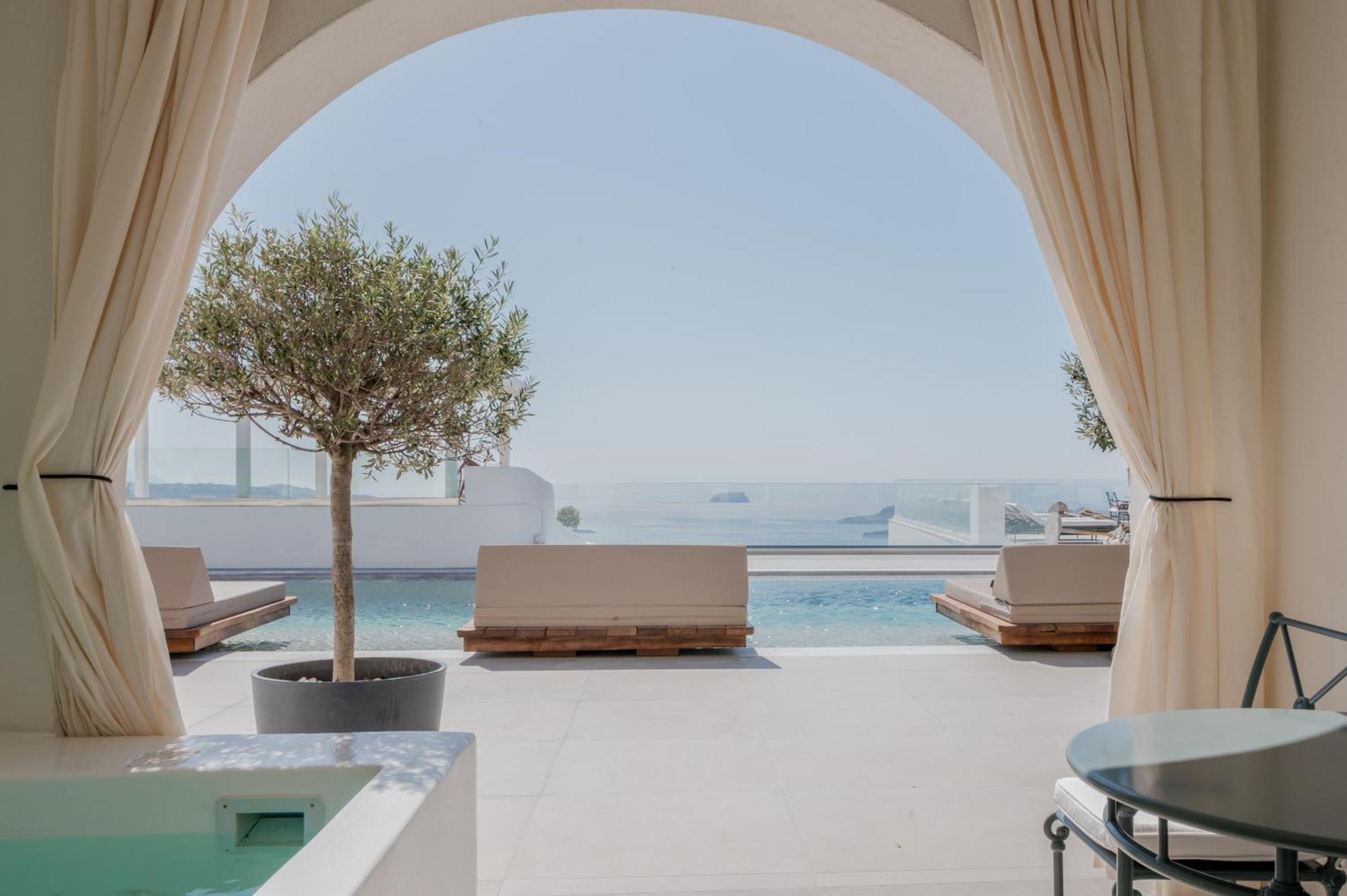 Apeiron Blue Santorini - Sustainable Adults Only 14 Plus Fira  Exteriör bild
