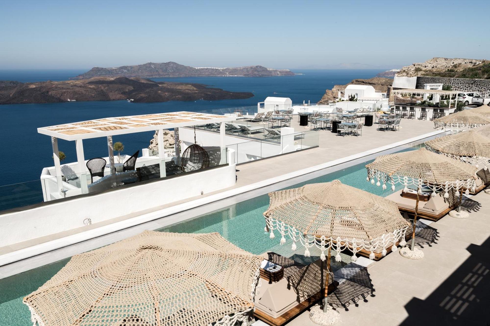 Apeiron Blue Santorini - Sustainable Adults Only 14 Plus Fira  Exteriör bild