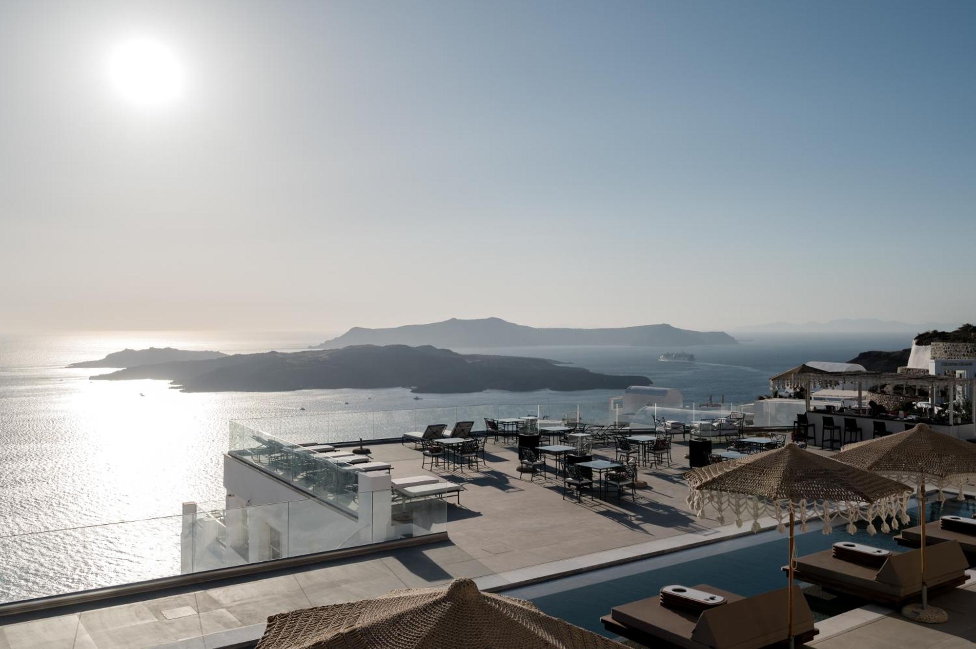 Apeiron Blue Santorini - Sustainable Adults Only 14 Plus Fira  Exteriör bild
